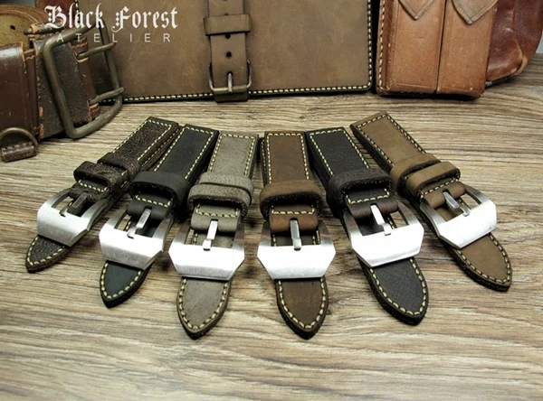 BF04 Swiss Ammo Handmade Vintage Strap 22mm/24mm/26mm/28mm – image 9